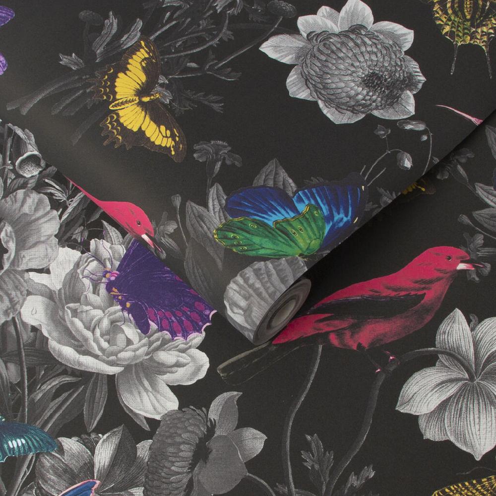 Graham & Brown Jardin Black Wallpaper
