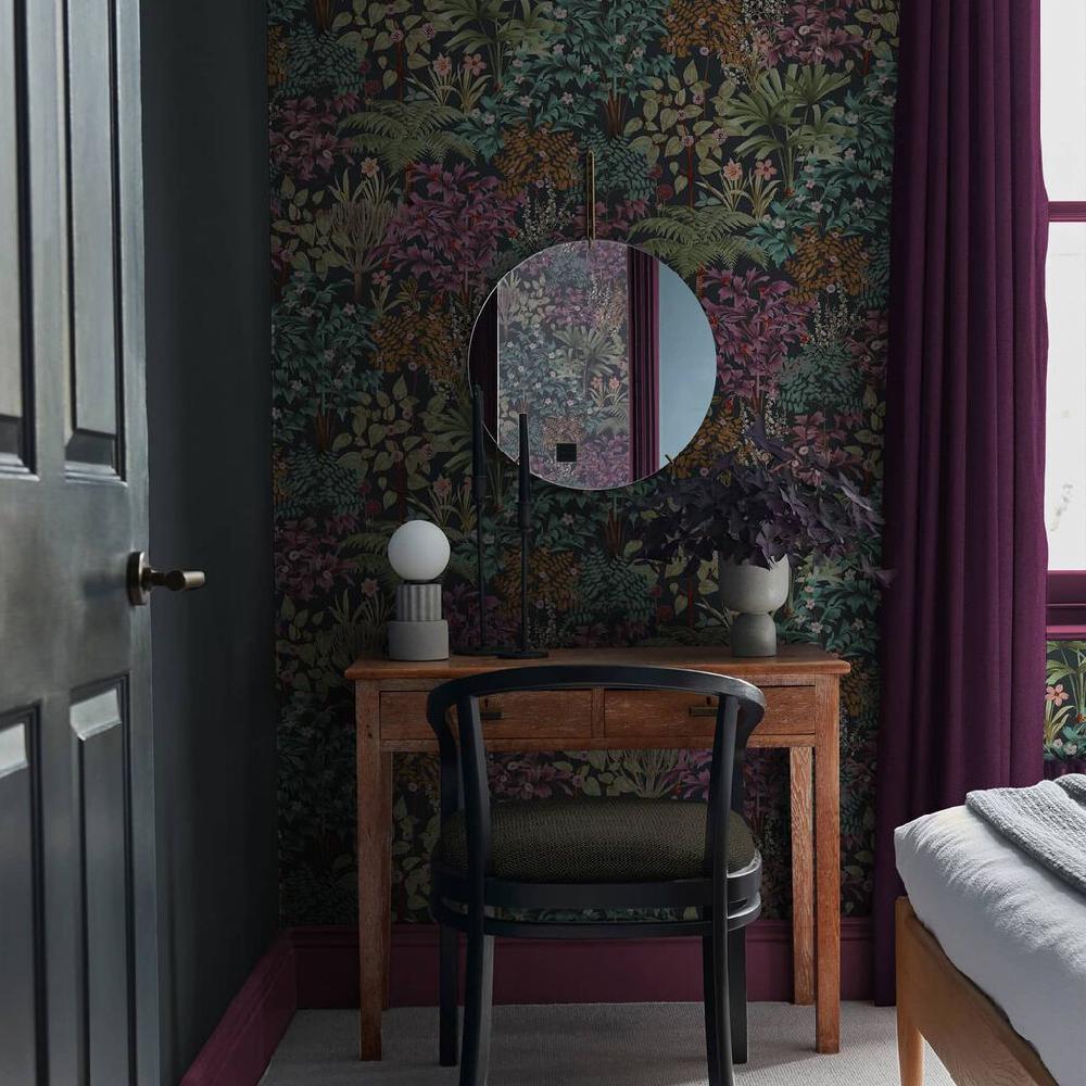 graham & brown Jardin Botanico Black Wallpaper