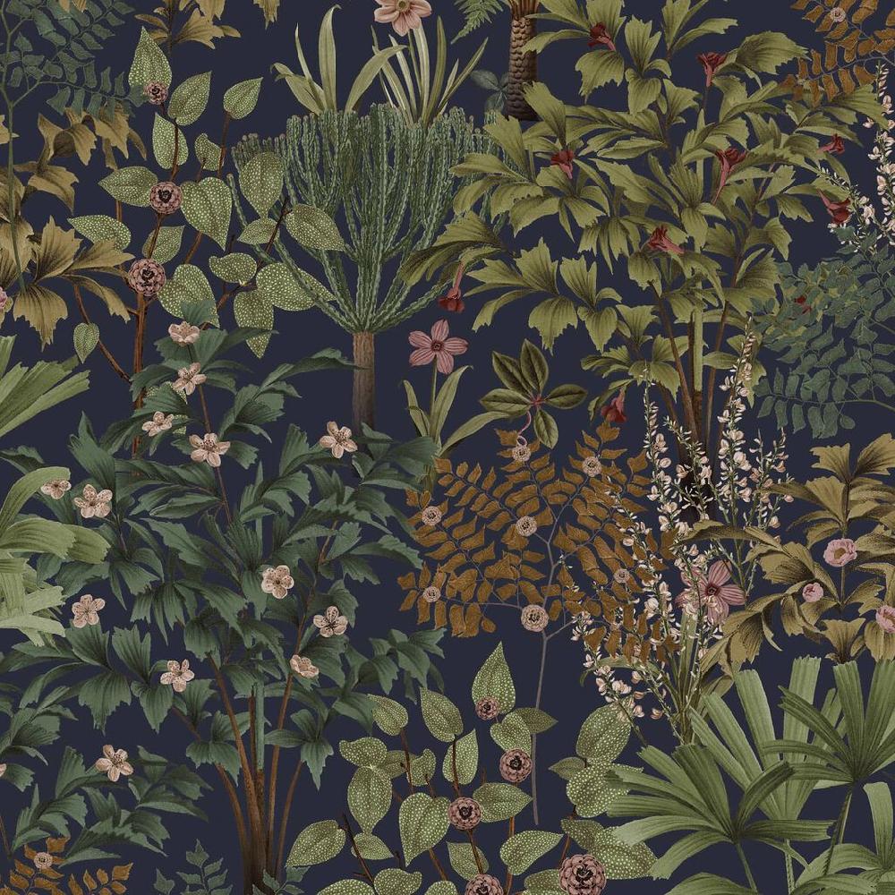 Graham & Brown Jardin Botanico Navy Wallpaper