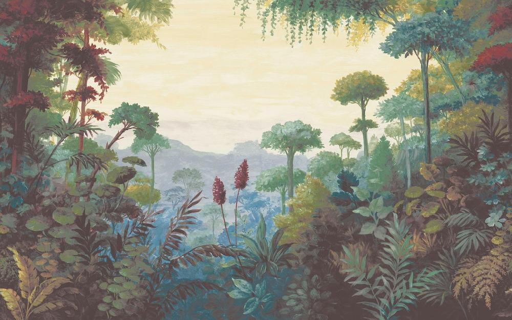 Graham & Brown Jungle Vista Multicolor Bespoke Mural
