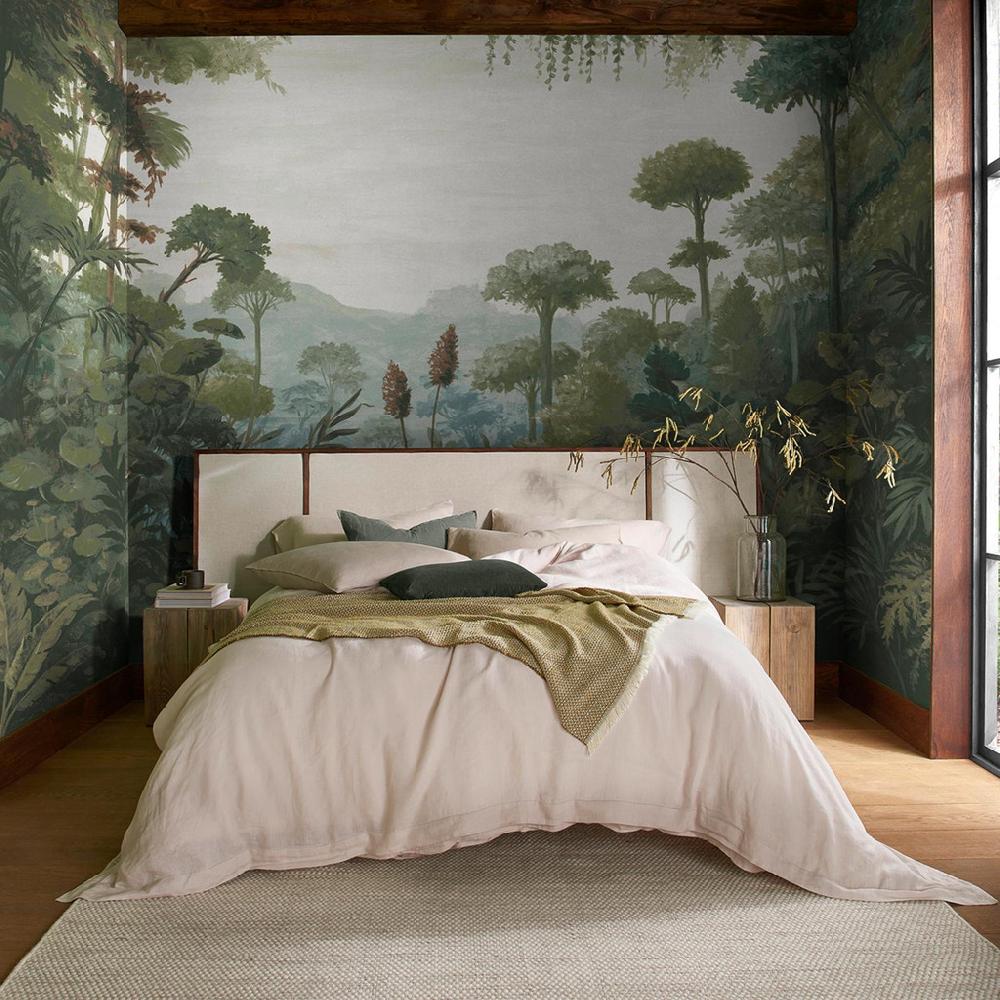 graham & brown Jungle Vista Soft Green Bespoke Mural