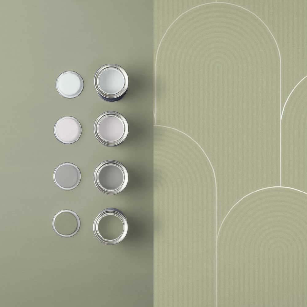 Graham & Brown Lancet Sage Wallpaper