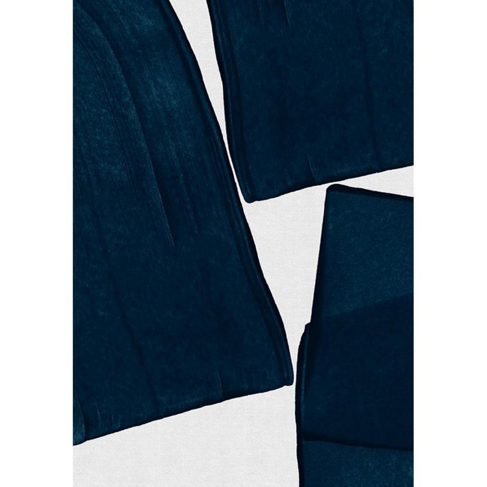 graham & brown Large Brush Strokes I Blue Wall Art