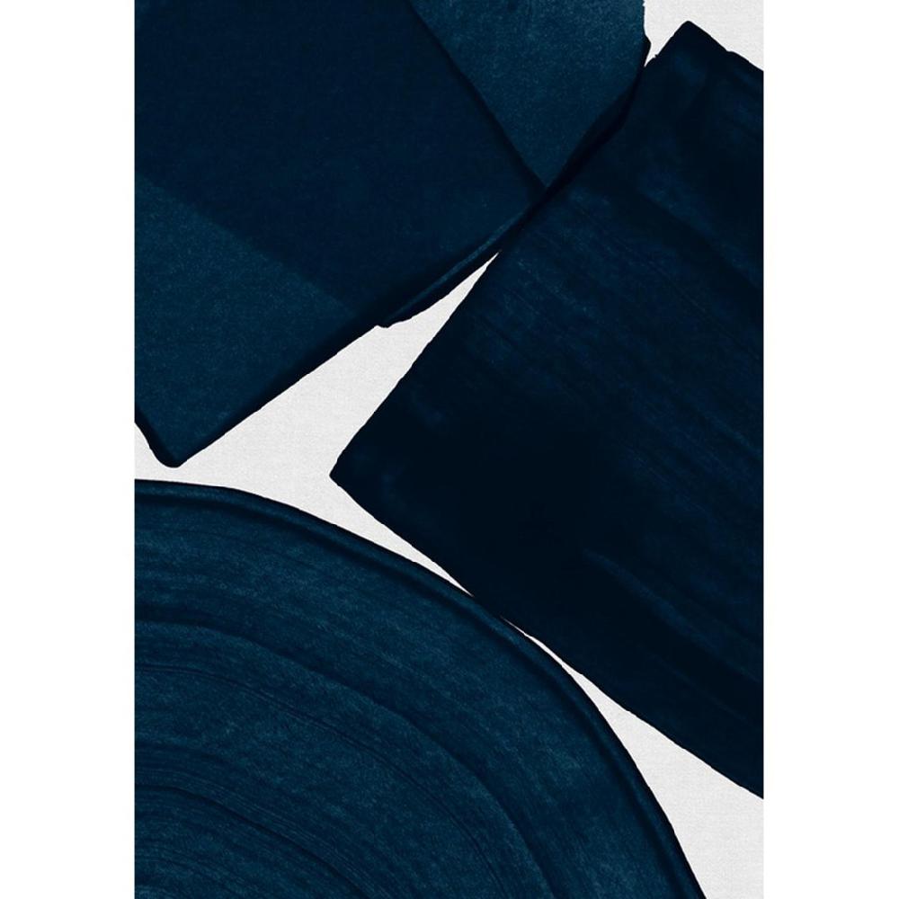 graham & brown Large Brush Strokes II Blue Wall Art