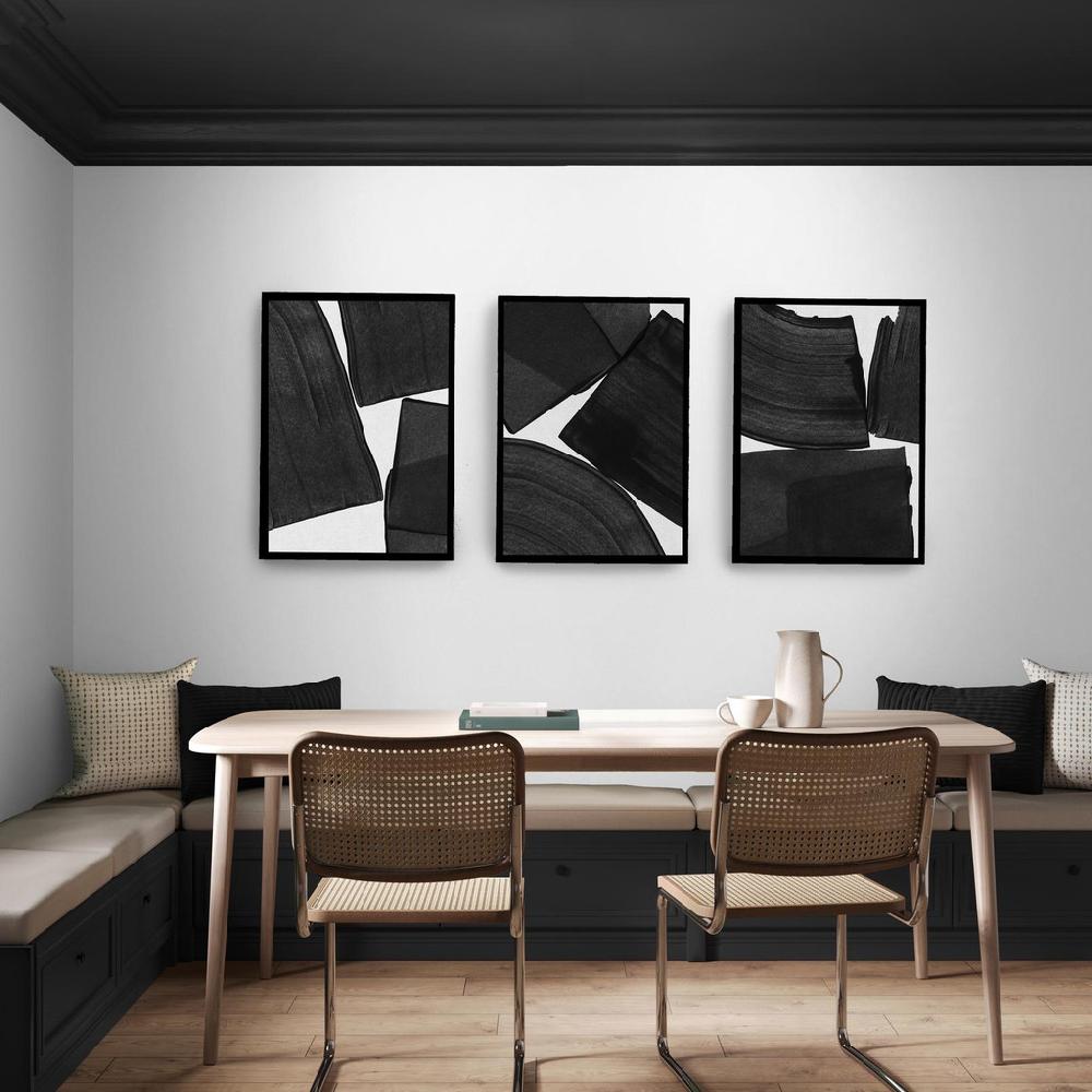 Graham & Brown Large Brush Strokes III Mono Wall Art