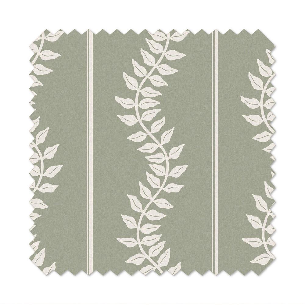 Graham & Brown Laurel Leaf Stripe Sage Roller Blind