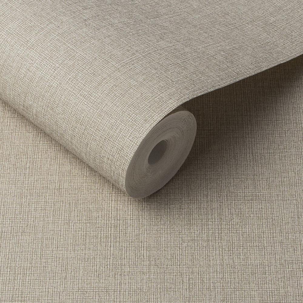 Graham & Brown Linen Beige Wallpaper