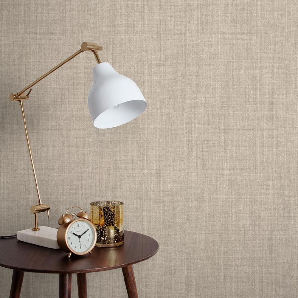 graham & brown Linen Beige Wallpaper