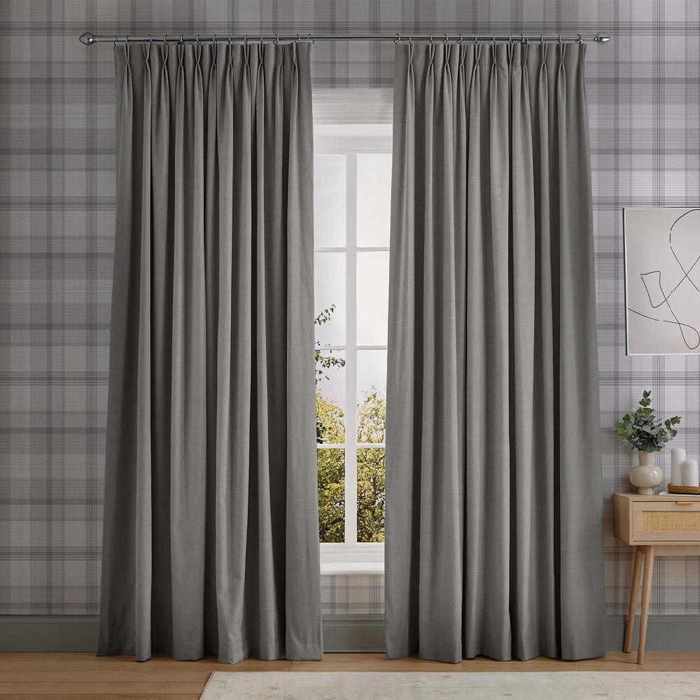 graham & brown Linum Gray Curtains