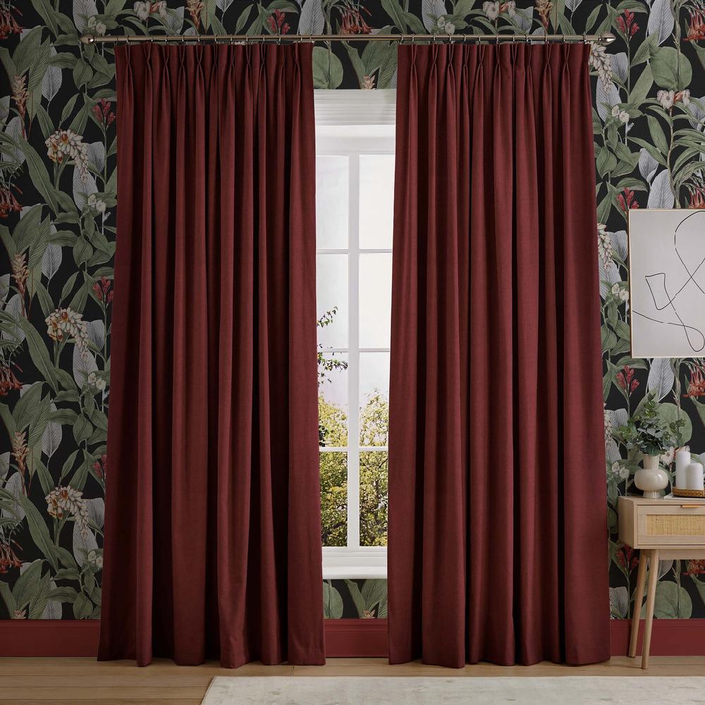 graham & brown Linum Ruby Curtains
