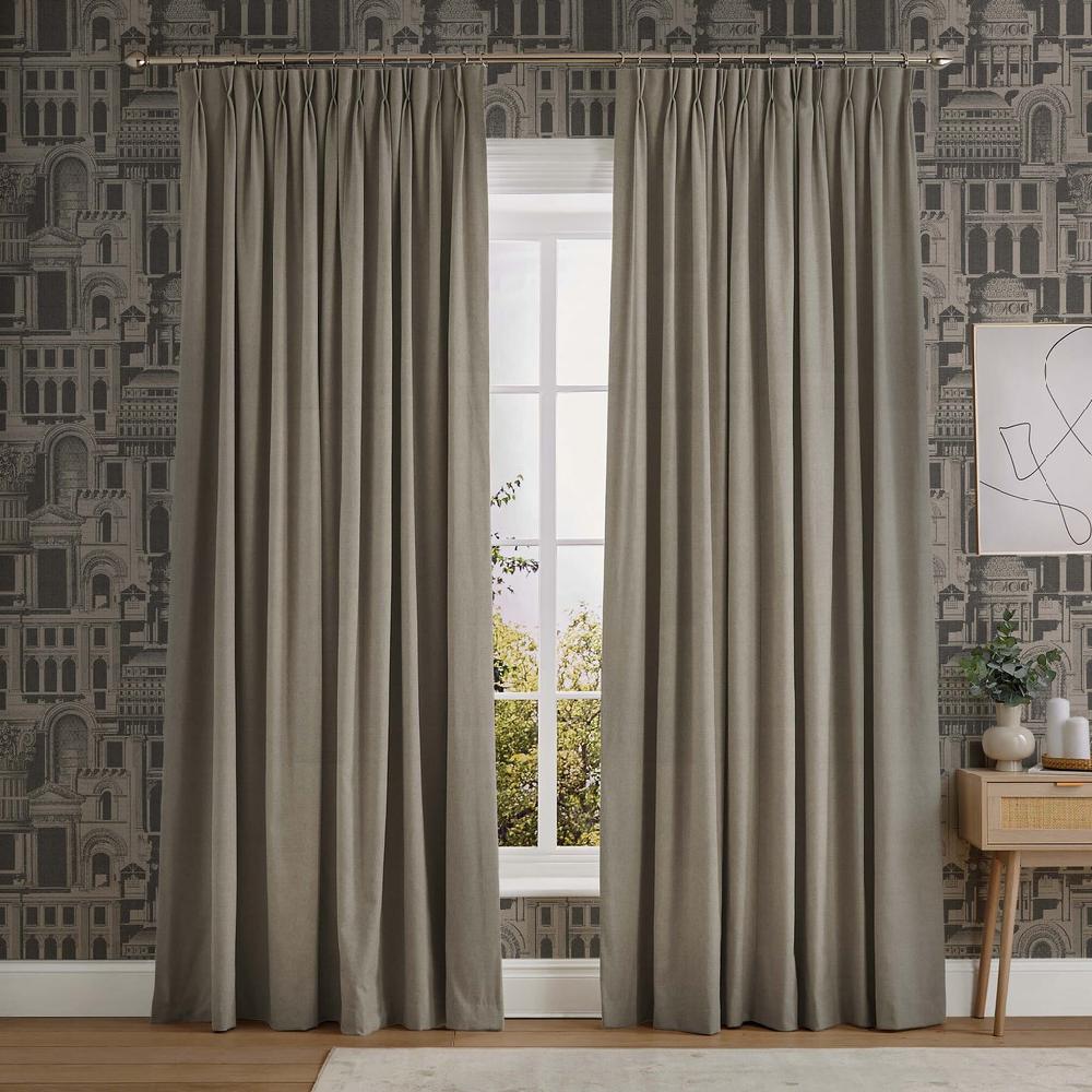 graham & brown Linum Sand Curtains