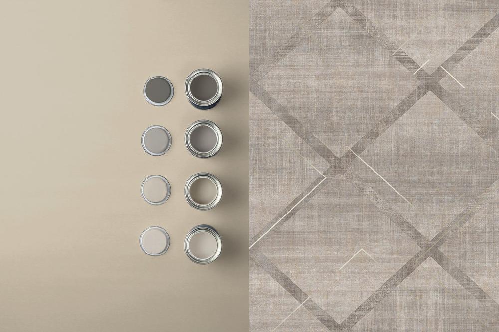 Graham & Brown Lorenzo Geo Grey Wallpaper