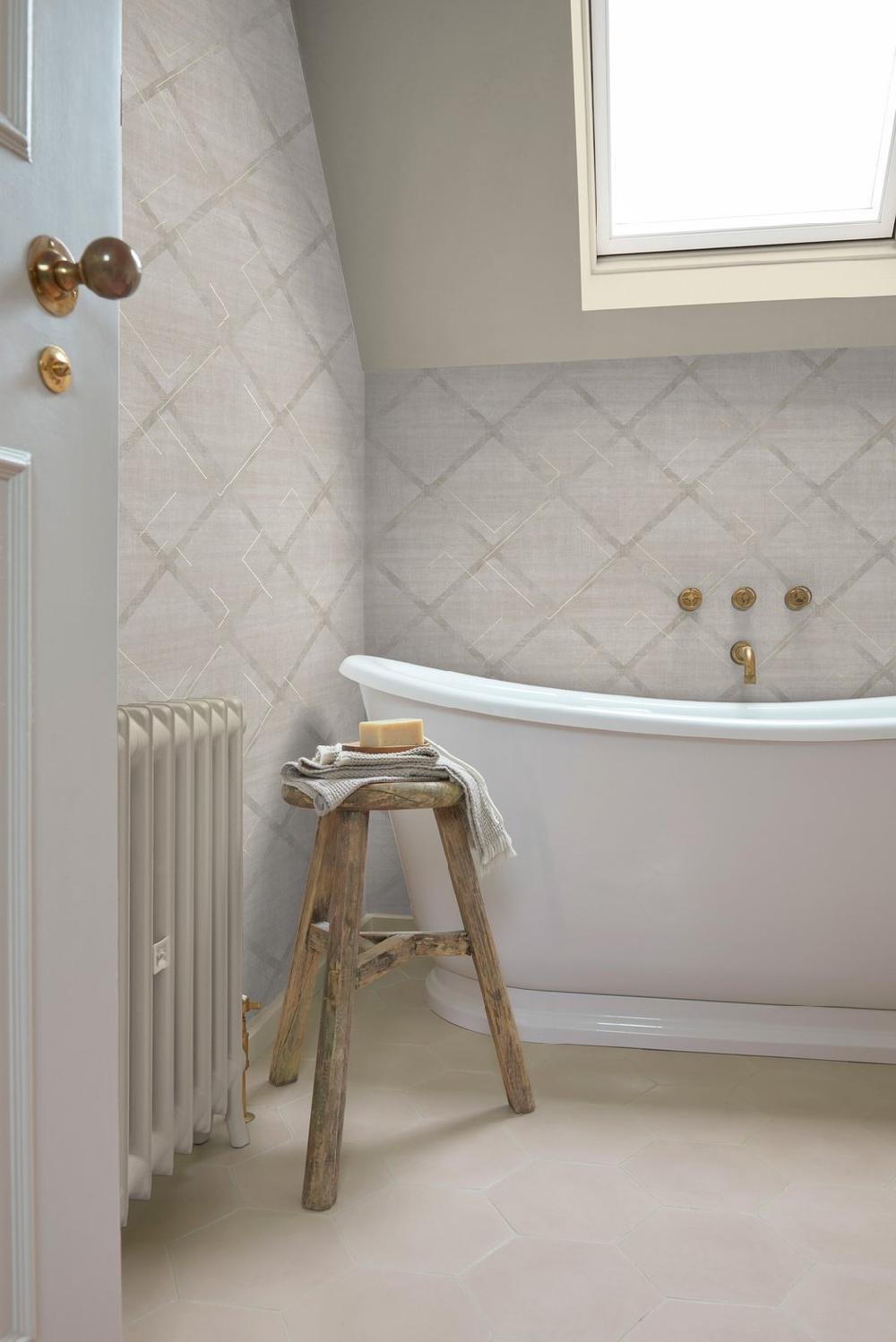 graham & brown Lorenzo Geo Stone Wallpaper