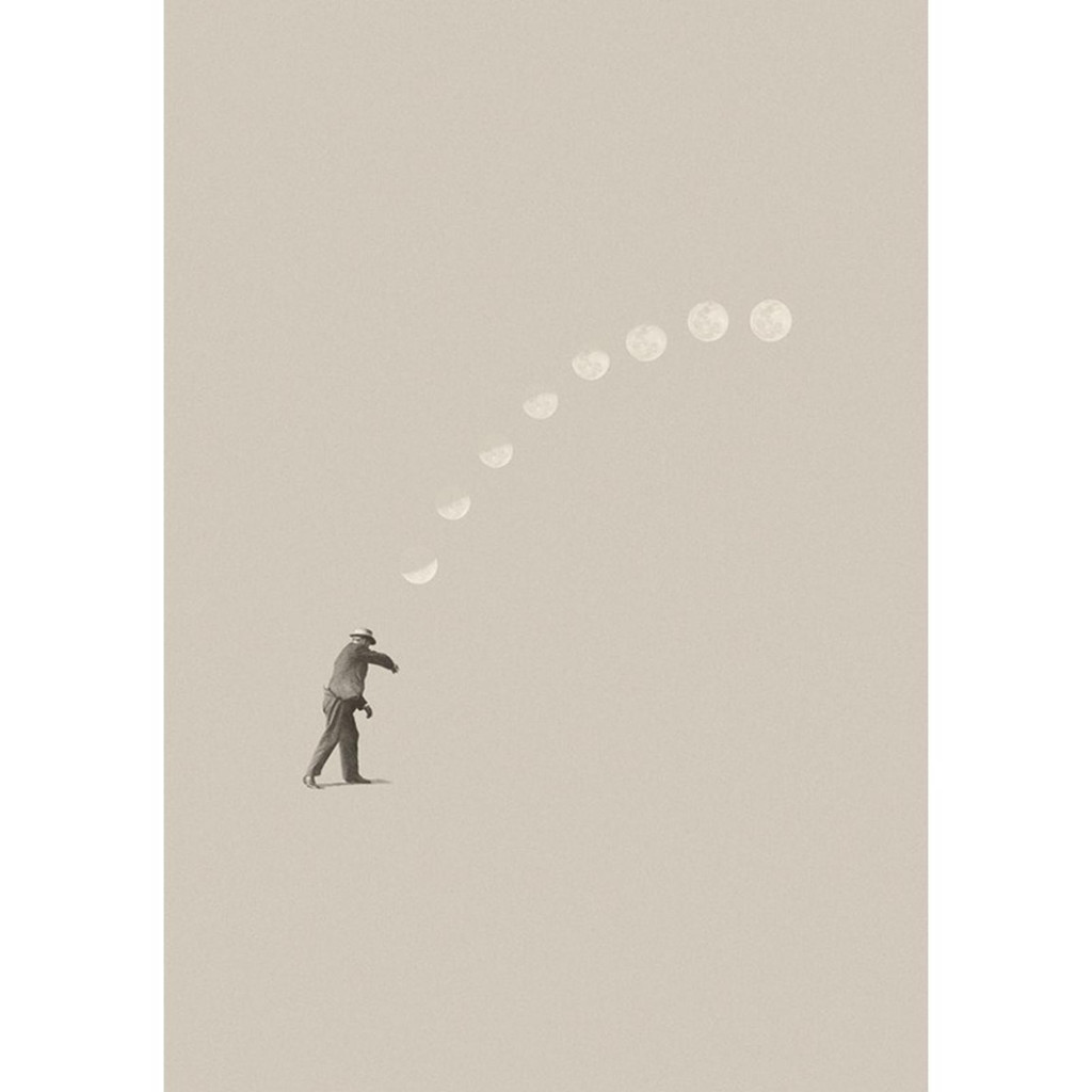 graham & brown Lunar Leap Natural Wall Art