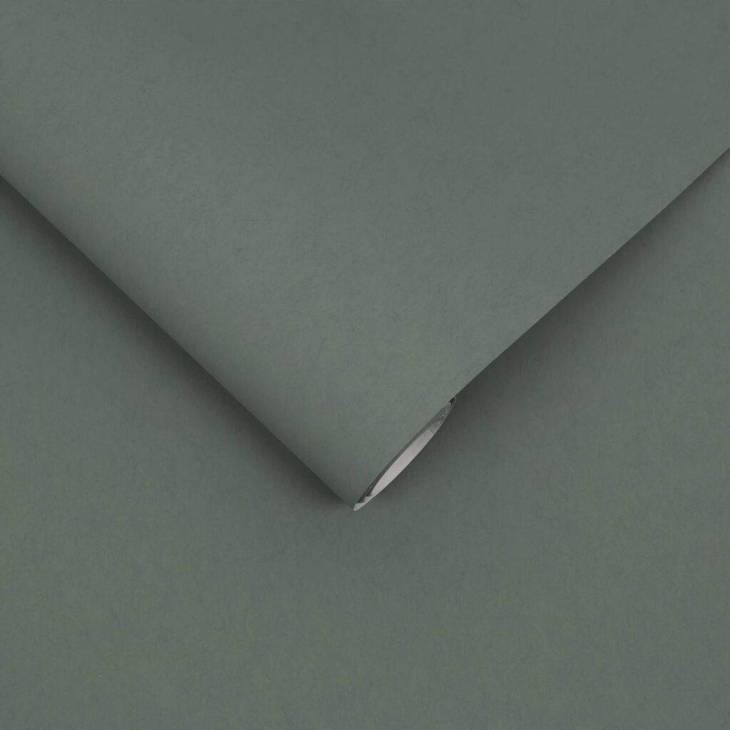 Graham & Brown Luxury Sage Plain Wallpaper