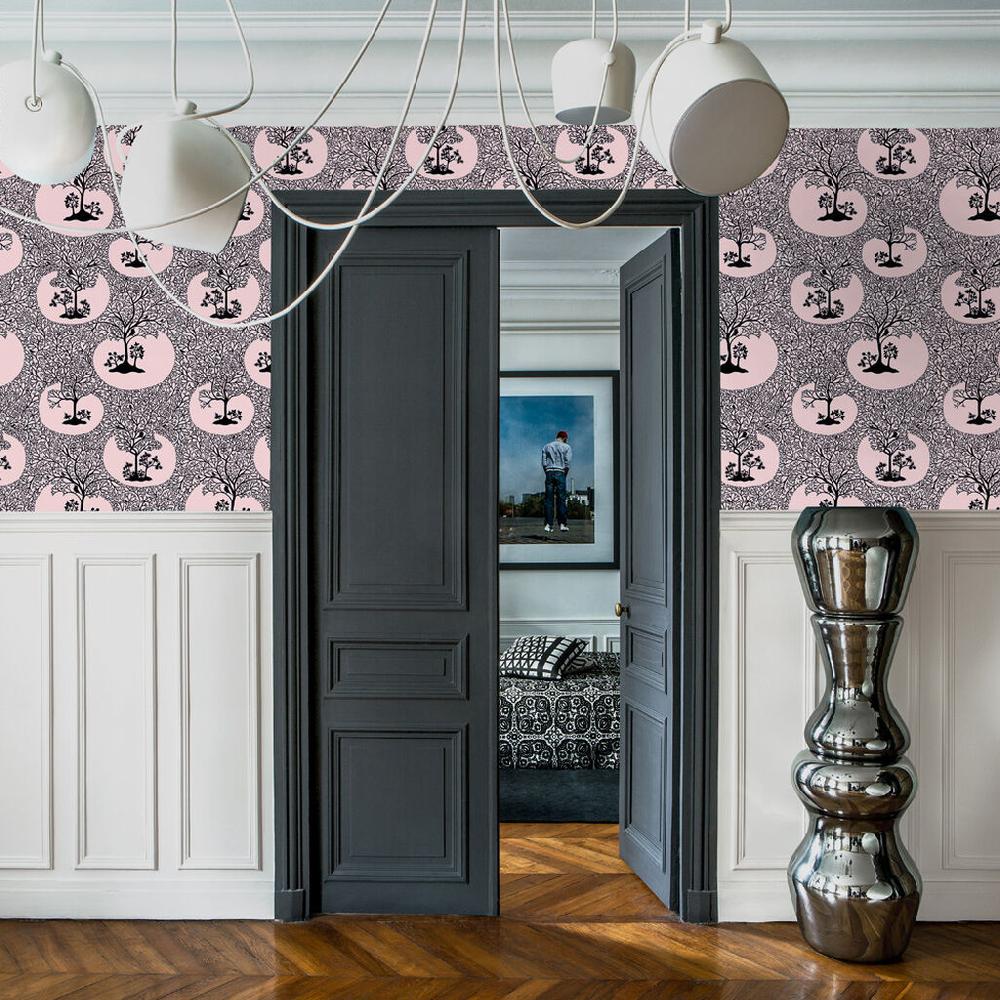 graham & brown Magical Forest Rose Wallpaper