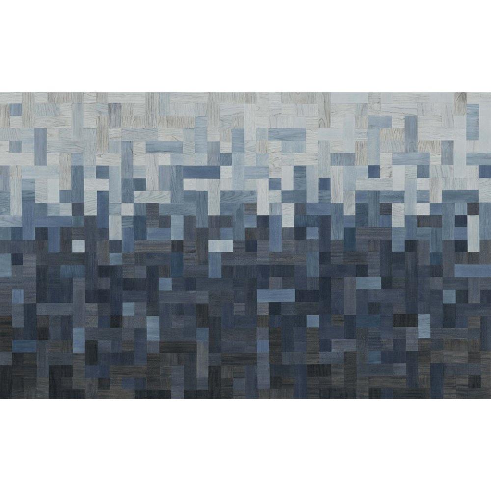 Graham & Brown Matrix Blue Bespoke Mural