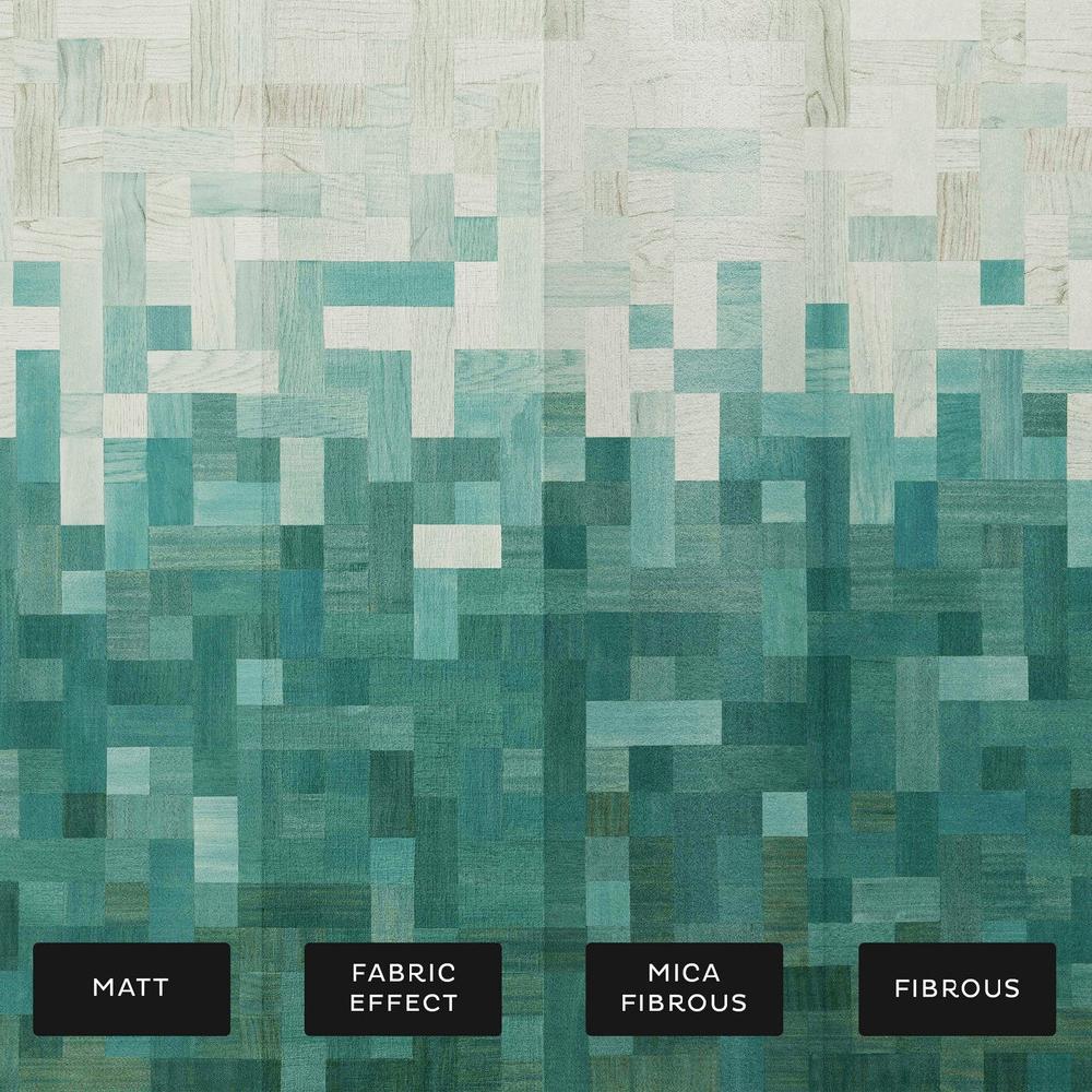 Graham & Brown Matrix Teal Bespoke Mural