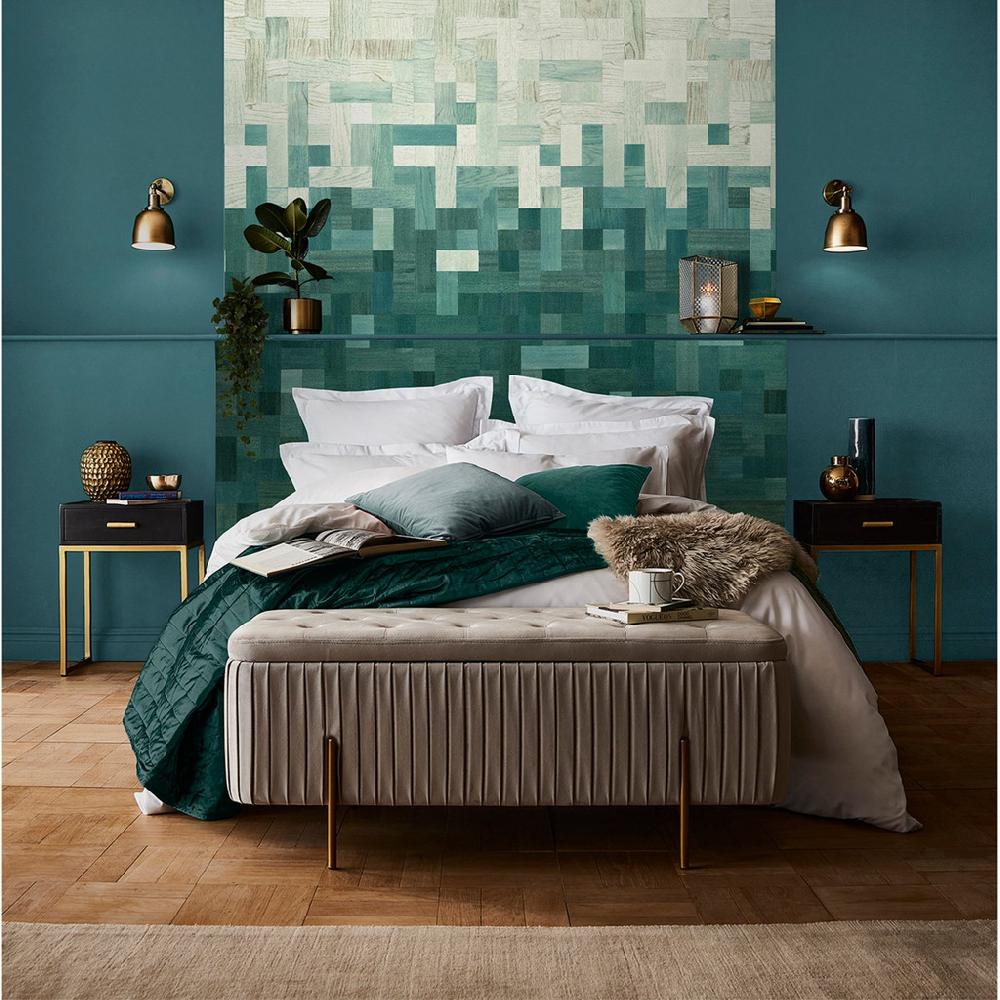 graham & brown Matrix Teal Bespoke Mural