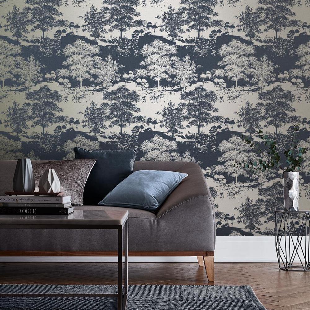 graham & brown Meadow Notte Wallpaper