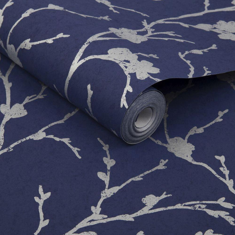 Graham & Brown Meiying Cobalt Wallpaper