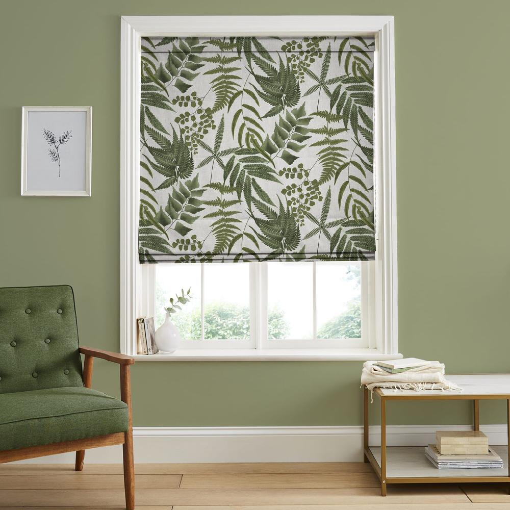 graham & brown Midsummer Fern Lush Roman Shade