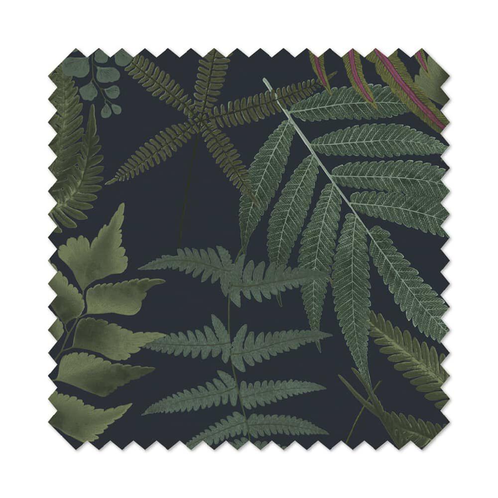 Graham & Brown Midsummer Fern Navy Roller Shade