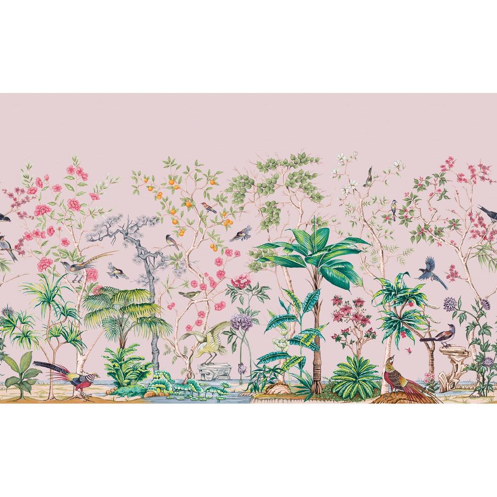 Graham & Brown Mizuwonomu Tori Blush Bespoke Mural