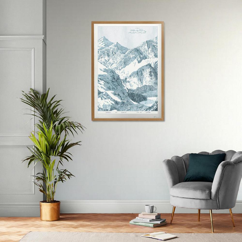 Graham & Brown Mountain Moments Teal Wall Art