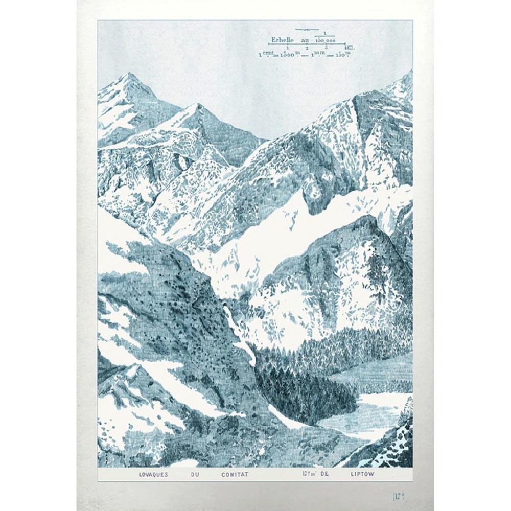 graham & brown Mountain Moments Teal Wall Art