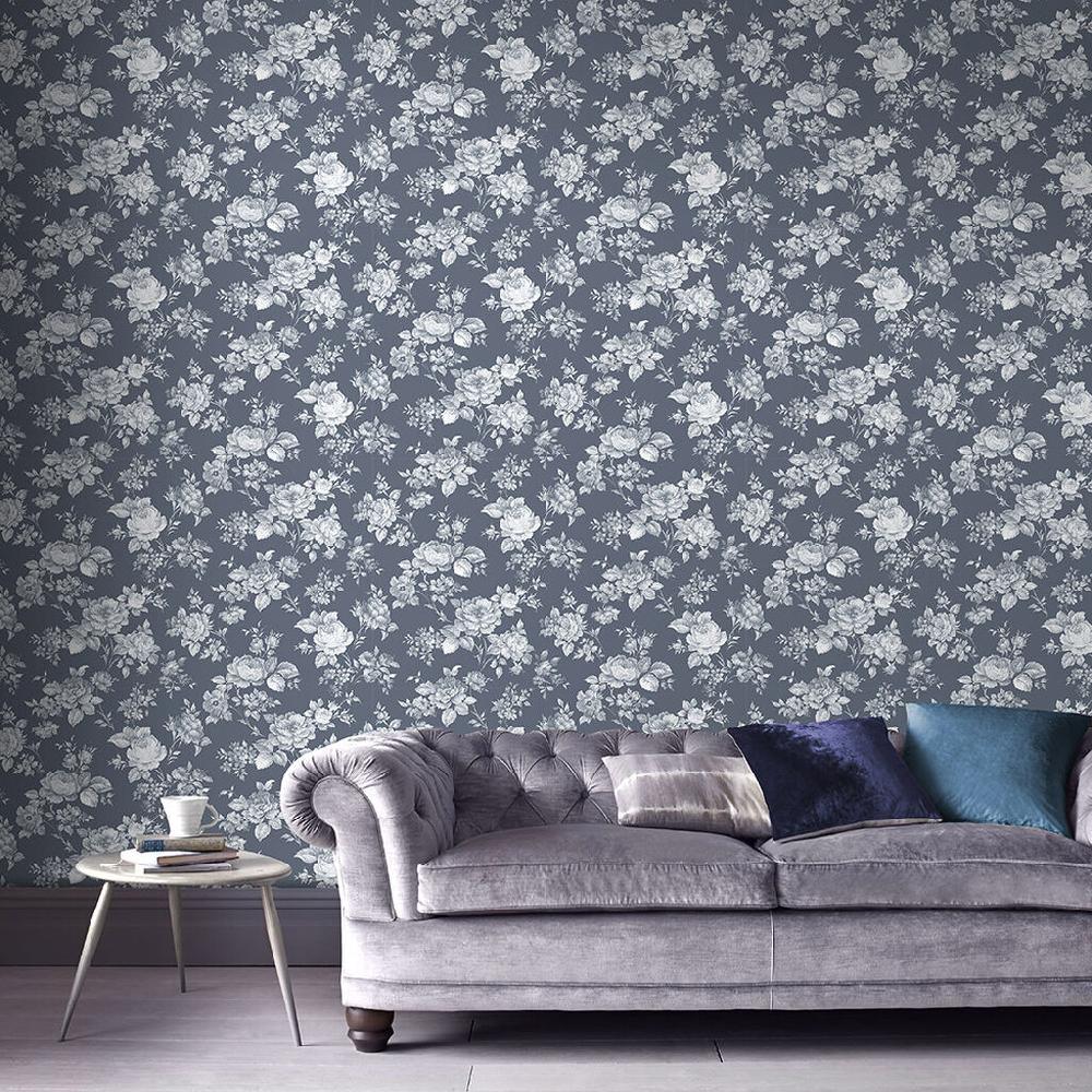 graham & brown Muse Bleu Wallpaper