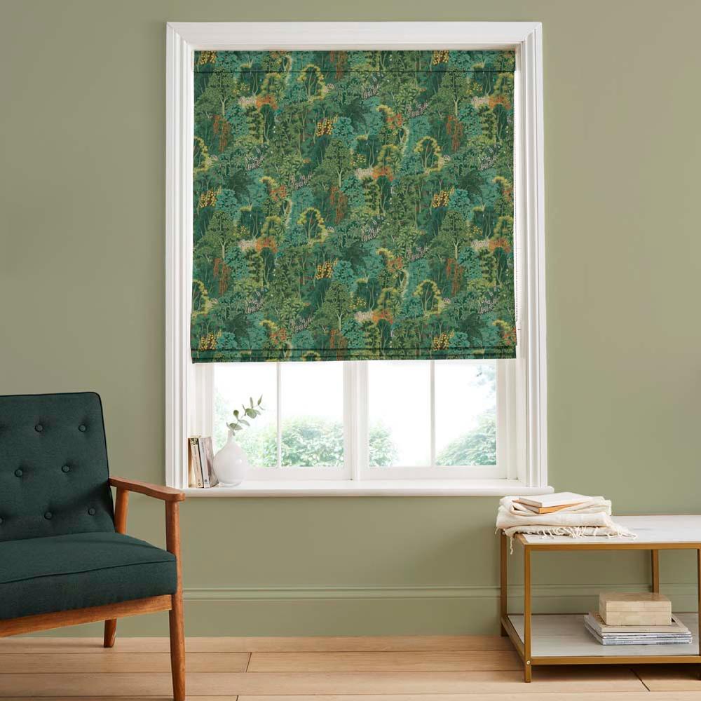 graham & brown New Eden Emerald Roman Shade