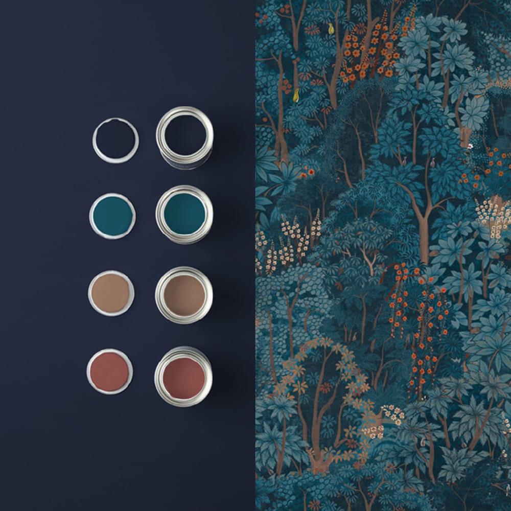Graham & Brown New Eden Navy Wallpaper