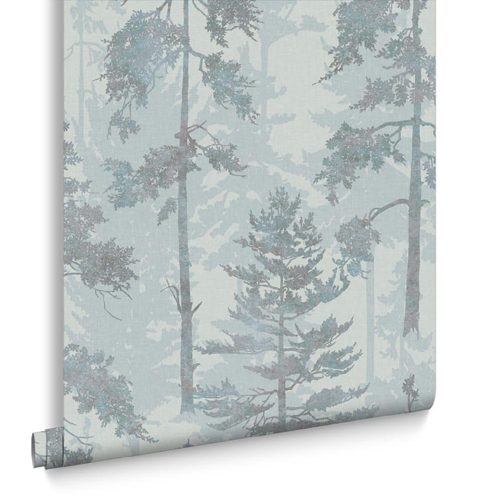 Graham & Brown Norse Forest Blue Wallpaper