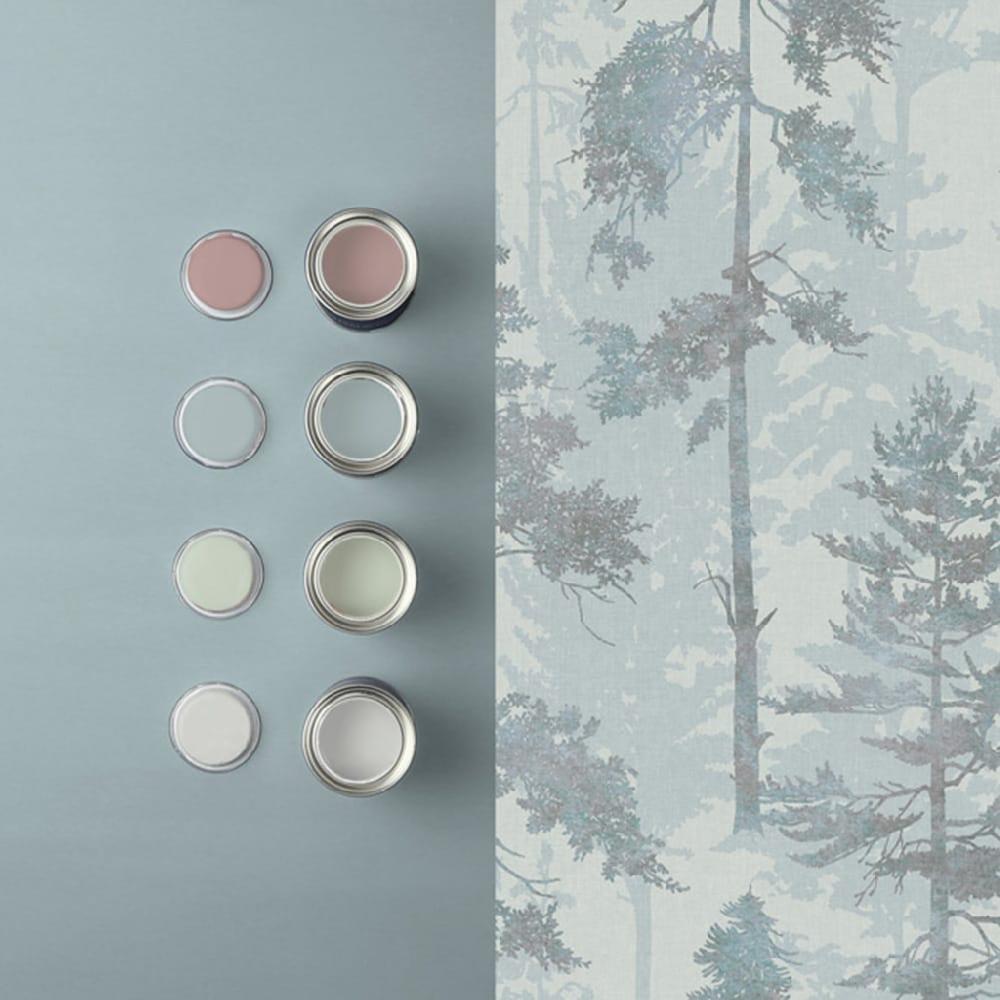 Graham & Brown Norse Forest Blue Wallpaper