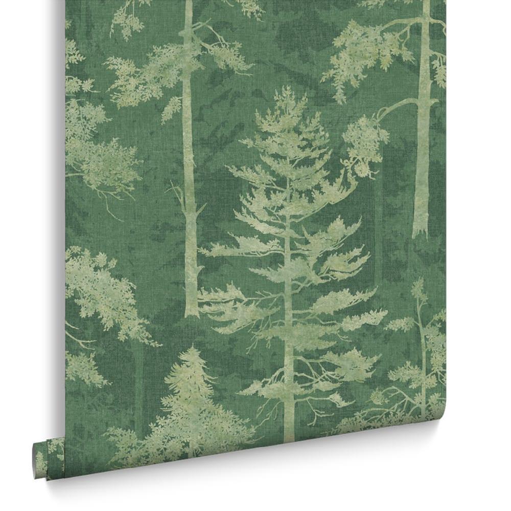 Graham & Brown Norse Forest Emerald Wallpaper