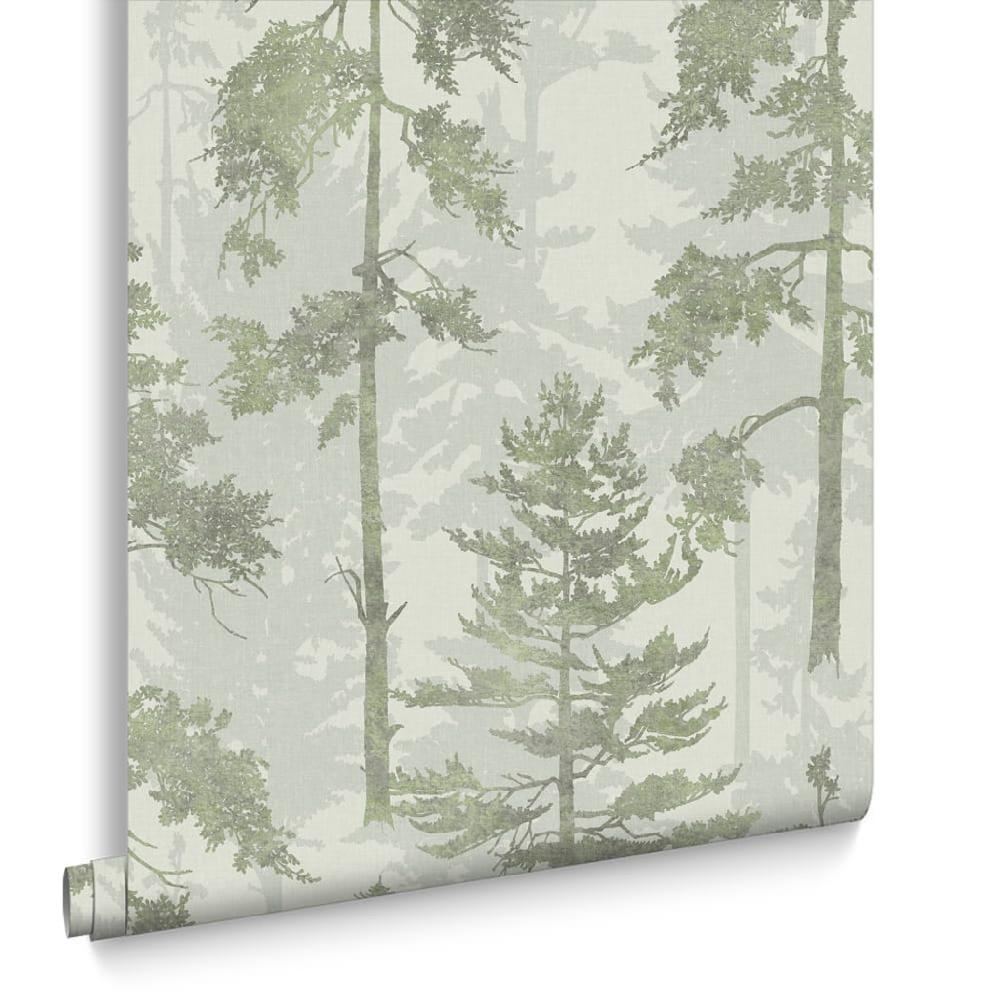 Graham & Brown Norse Forest Green Wallpaper