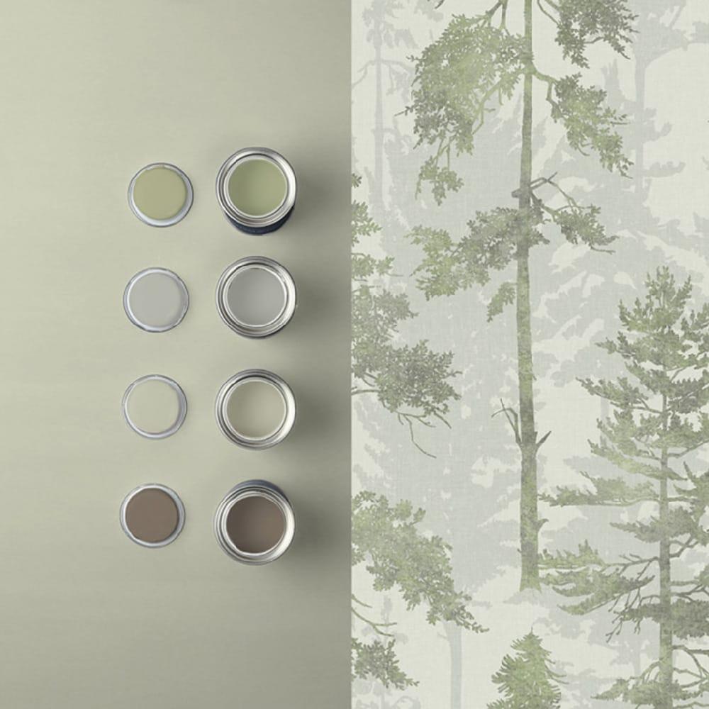 Graham & Brown Norse Forest Green Wallpaper