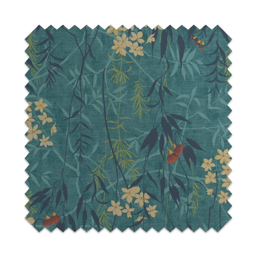 Graham & Brown Obassia Teal Roller Shade