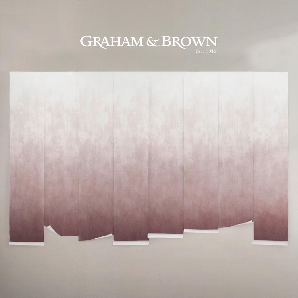 Graham & Brown Oblique Ink Wine Mural