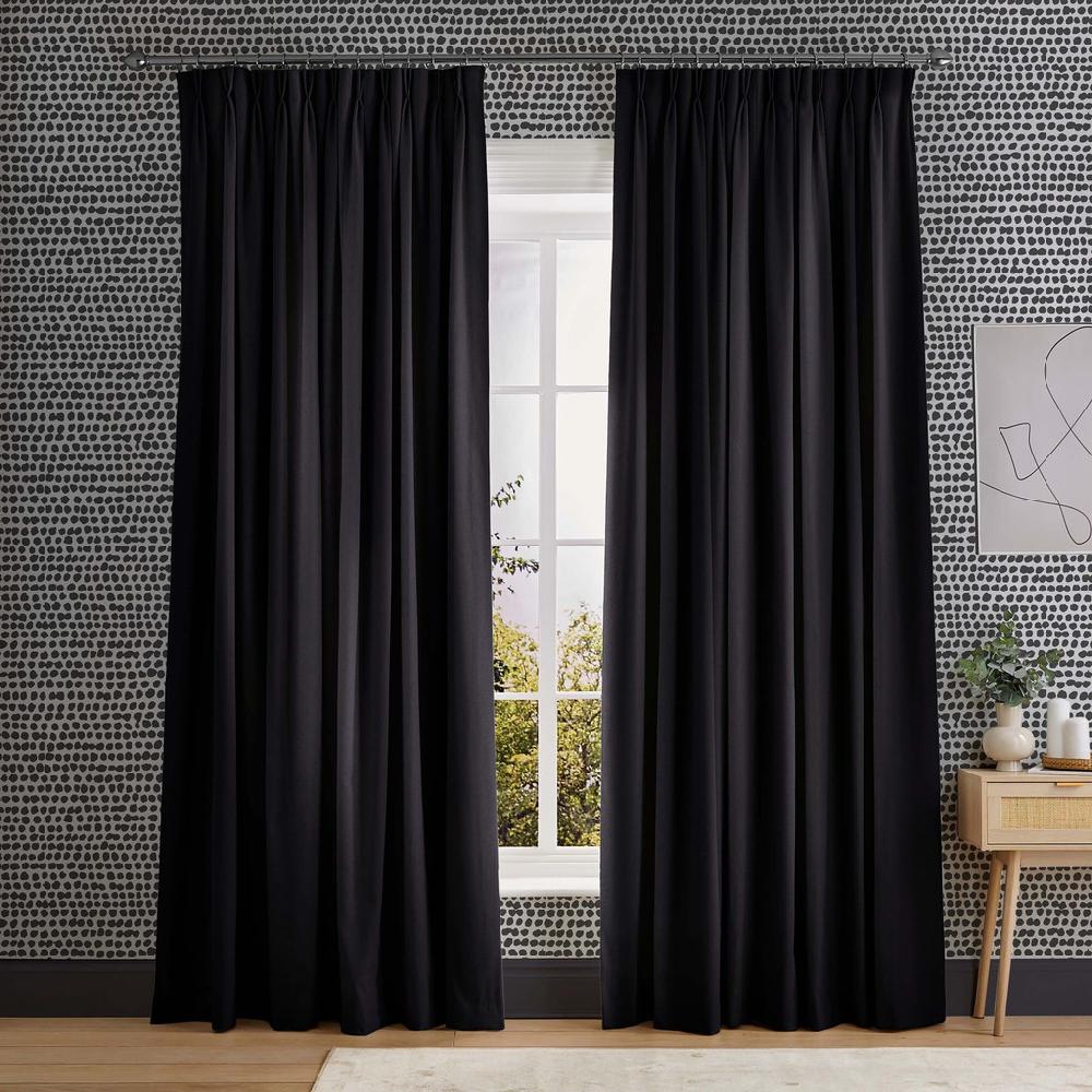 graham & brown Opulence Black Curtains