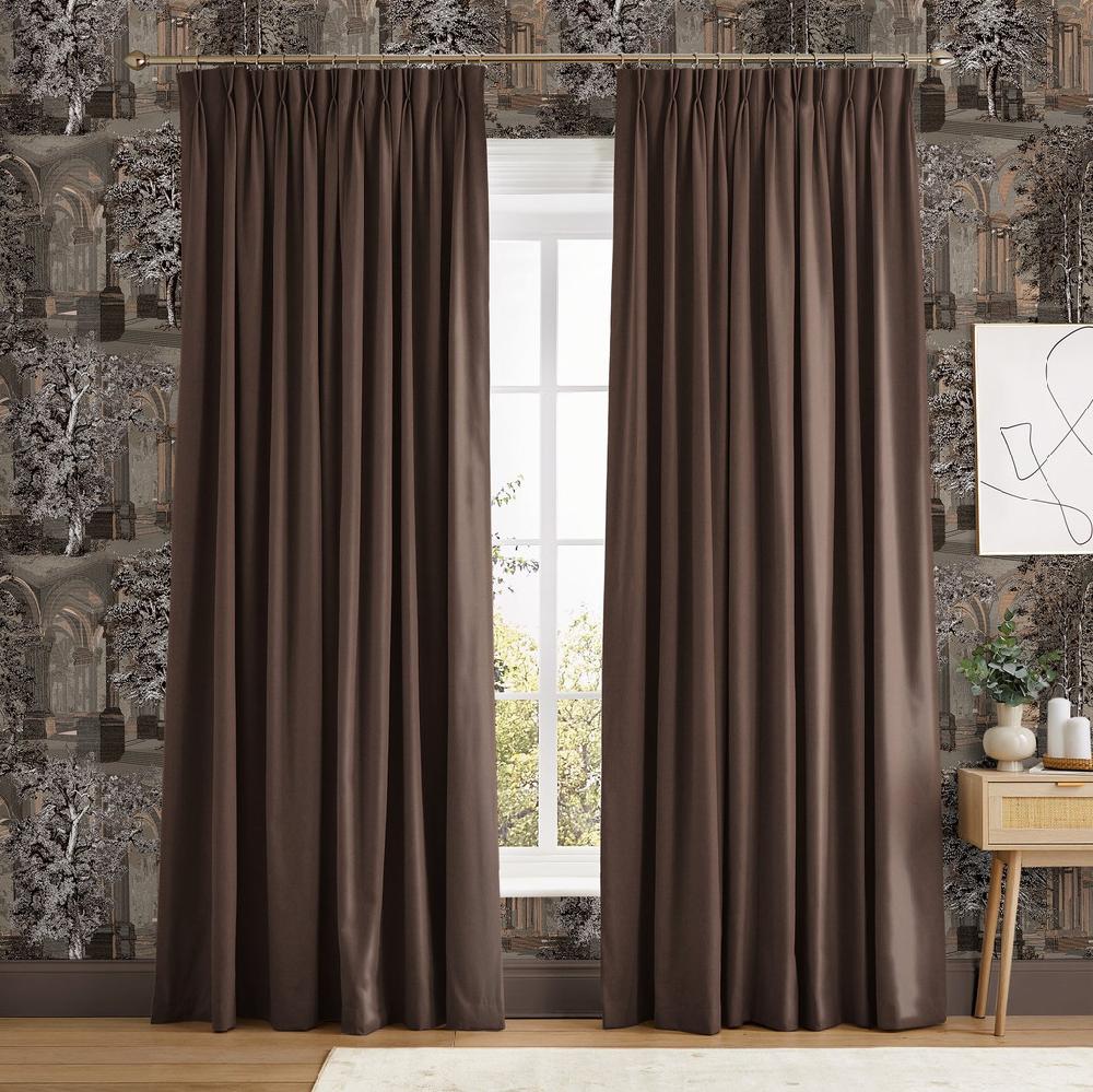 graham & brown Opulence Cocoa Noir Curtain