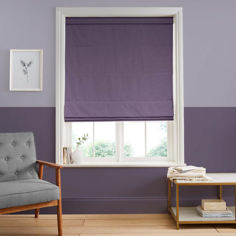 graham & brown Opulence Lavender Roman Shade