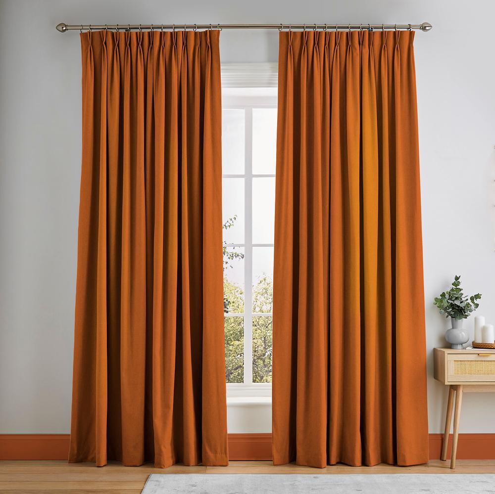 graham & brown Opulence Orange Curtain