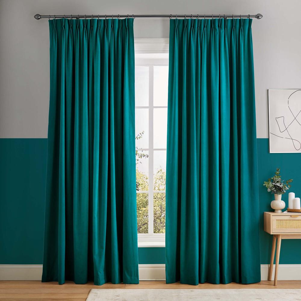 graham & brown Opulence Teal Curtains
