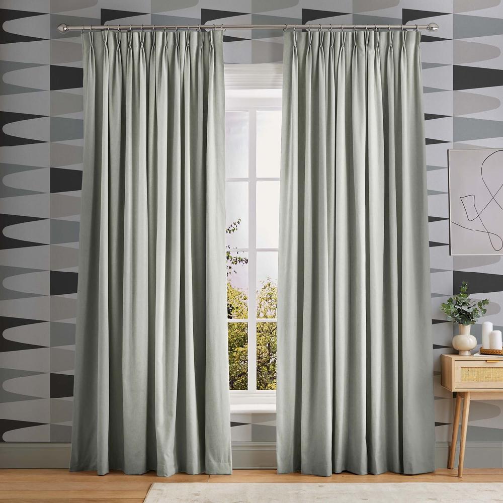 graham & brown Opulence Warm Gray Curtains