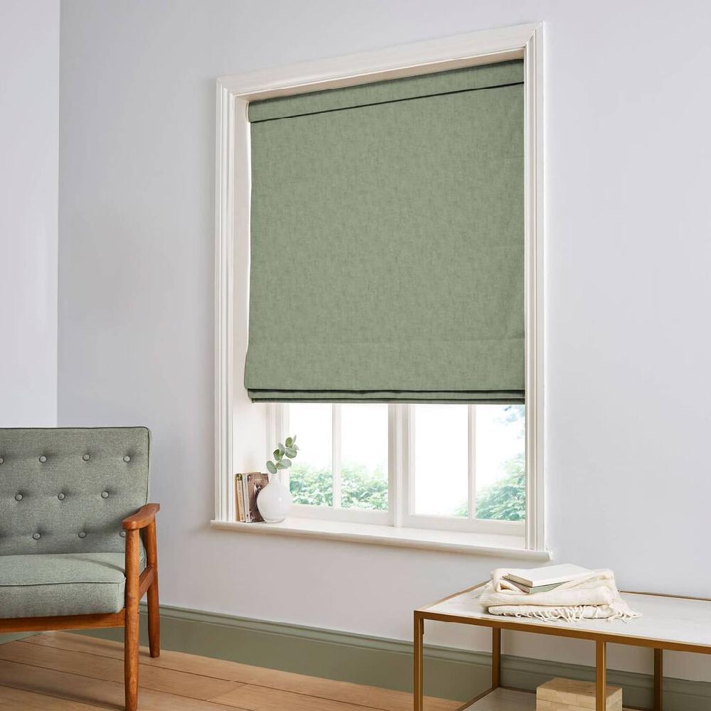 graham & brown Organdy Sage Roman Shade