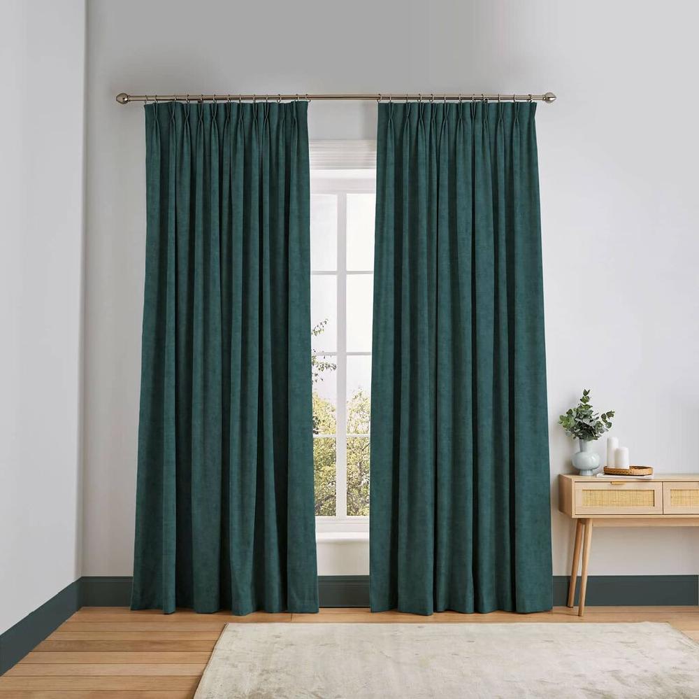 graham & brown Organdy Teal Curtains