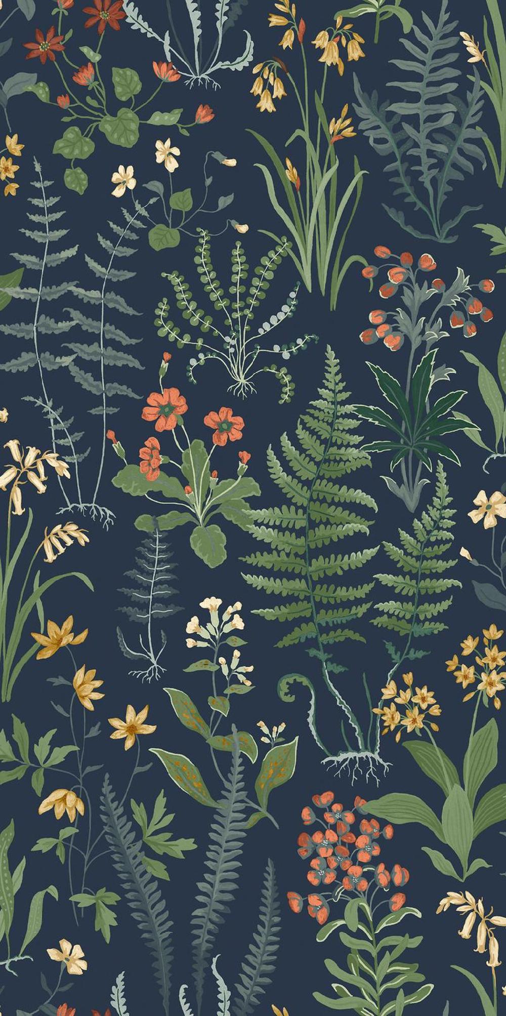 Graham & Brown Oshibana Blue Wallpaper