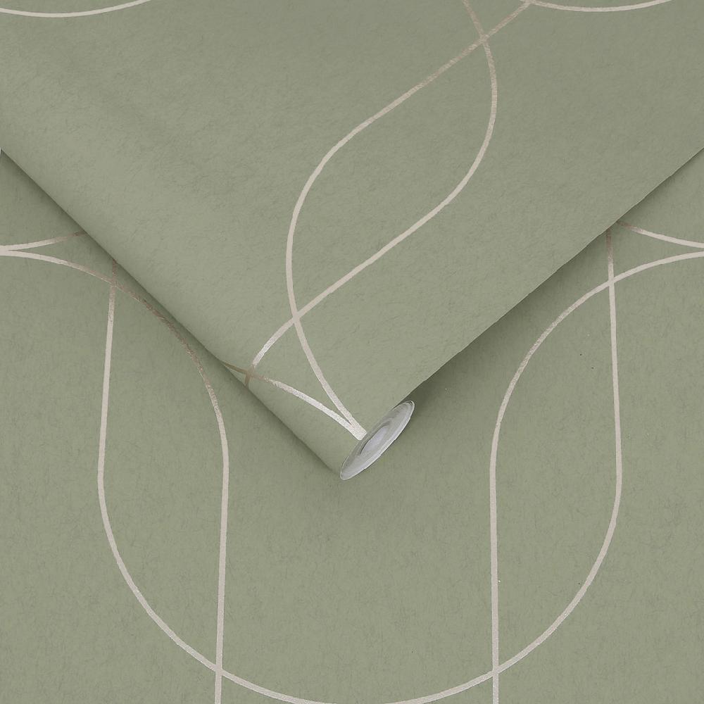 Graham & Brown Palais Sage Wallpaper